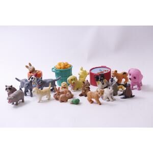 Little Animals PVC Lot, Fisher-Price, Topps, Kitty In My Pocket ~ 250724-WH 1323